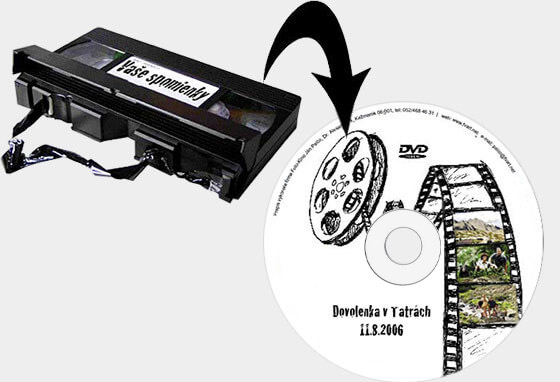 prepis VHS USB kľúč